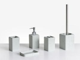 WORTHLEIGH 5-Piece Bathroom Accessories Set - Grey