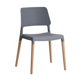RIVARO Dining Chair Grey - Set of 2