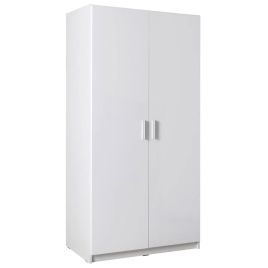 MANISTA 2 Door Wardrobe White Gloss - 92cm