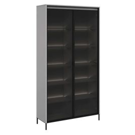 Scribble Spex Tall Display Cabinet - Grey Matt