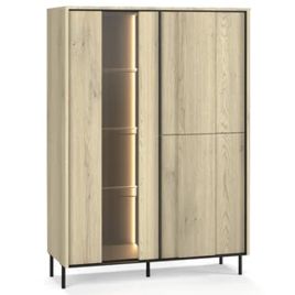 VETRA Display Cabinet - Oak