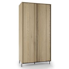 VETRA 2 Door Tall Cabinet - Oak