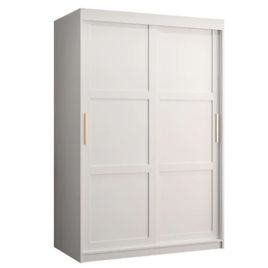 CLIFFORD 2 Door Sliding Wardrobe White - 120cm
