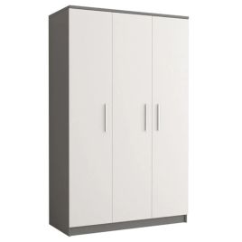 ORMISTON 3 Door Wardrobe Grey Matt - 120cm