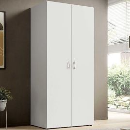 BRIXEN 2 Door Wardrobe White - 80cm