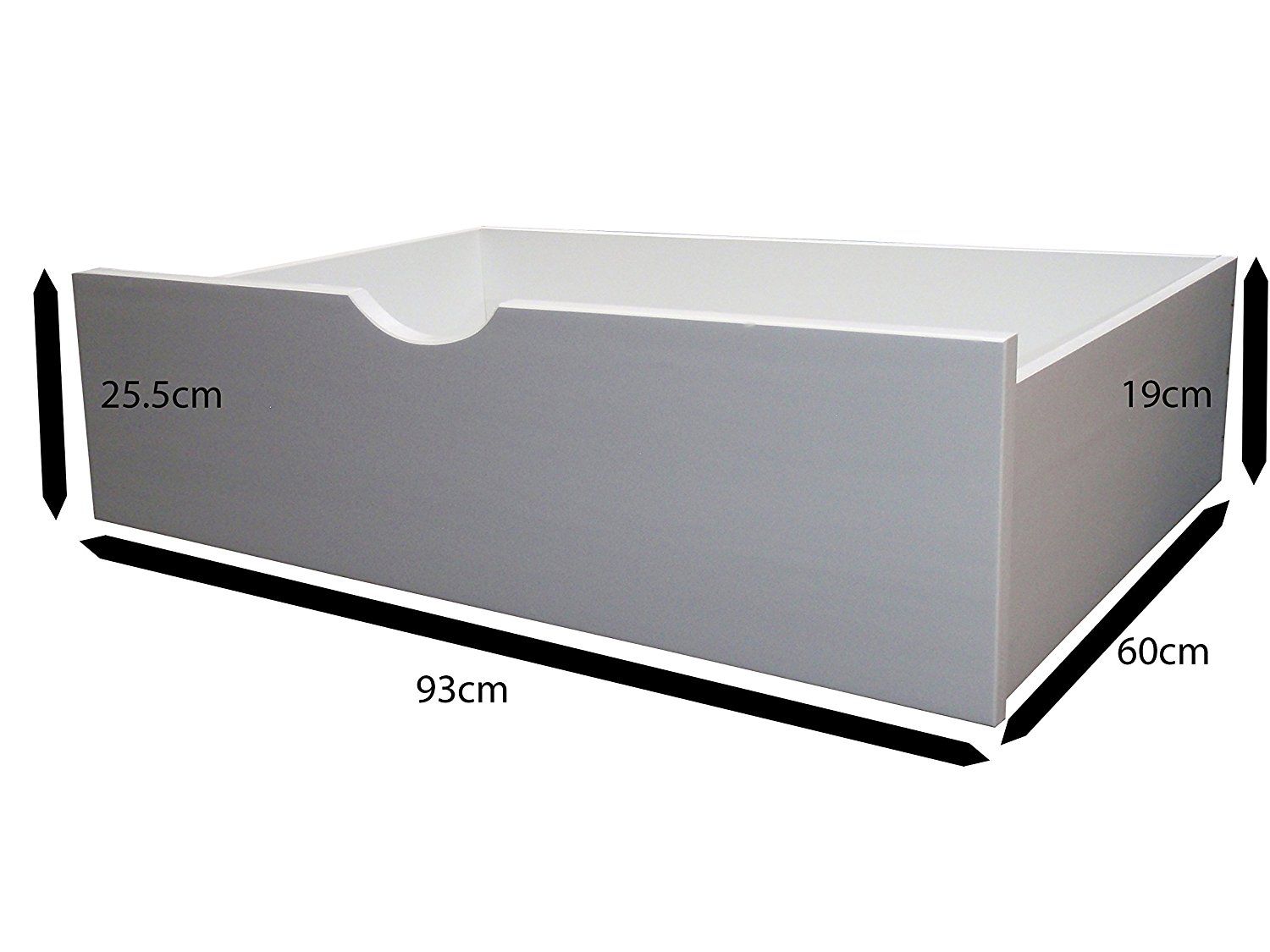 RAWAN Single Underbed Drawer White