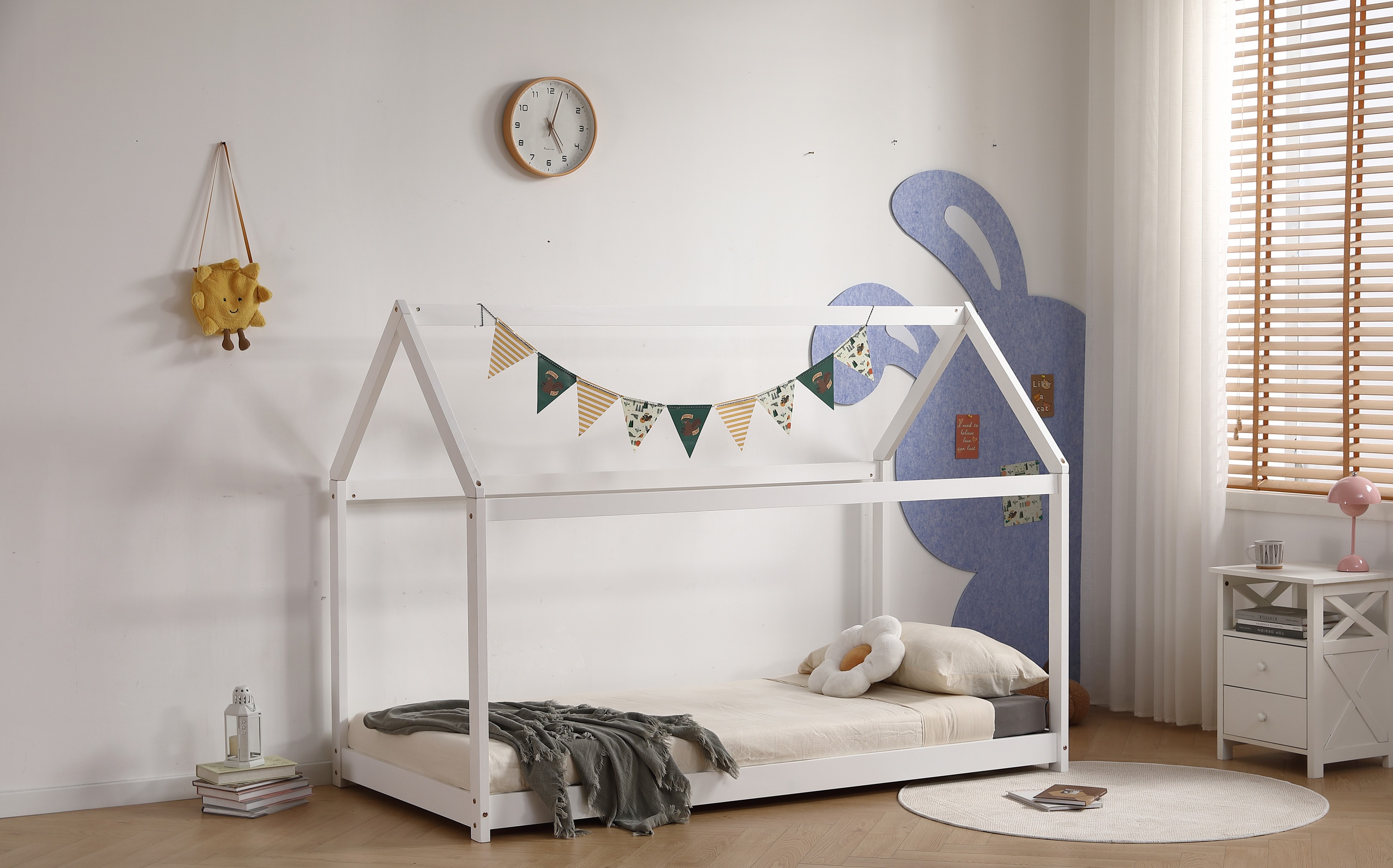 Single Bed - SLY 3ft Kids Bed White