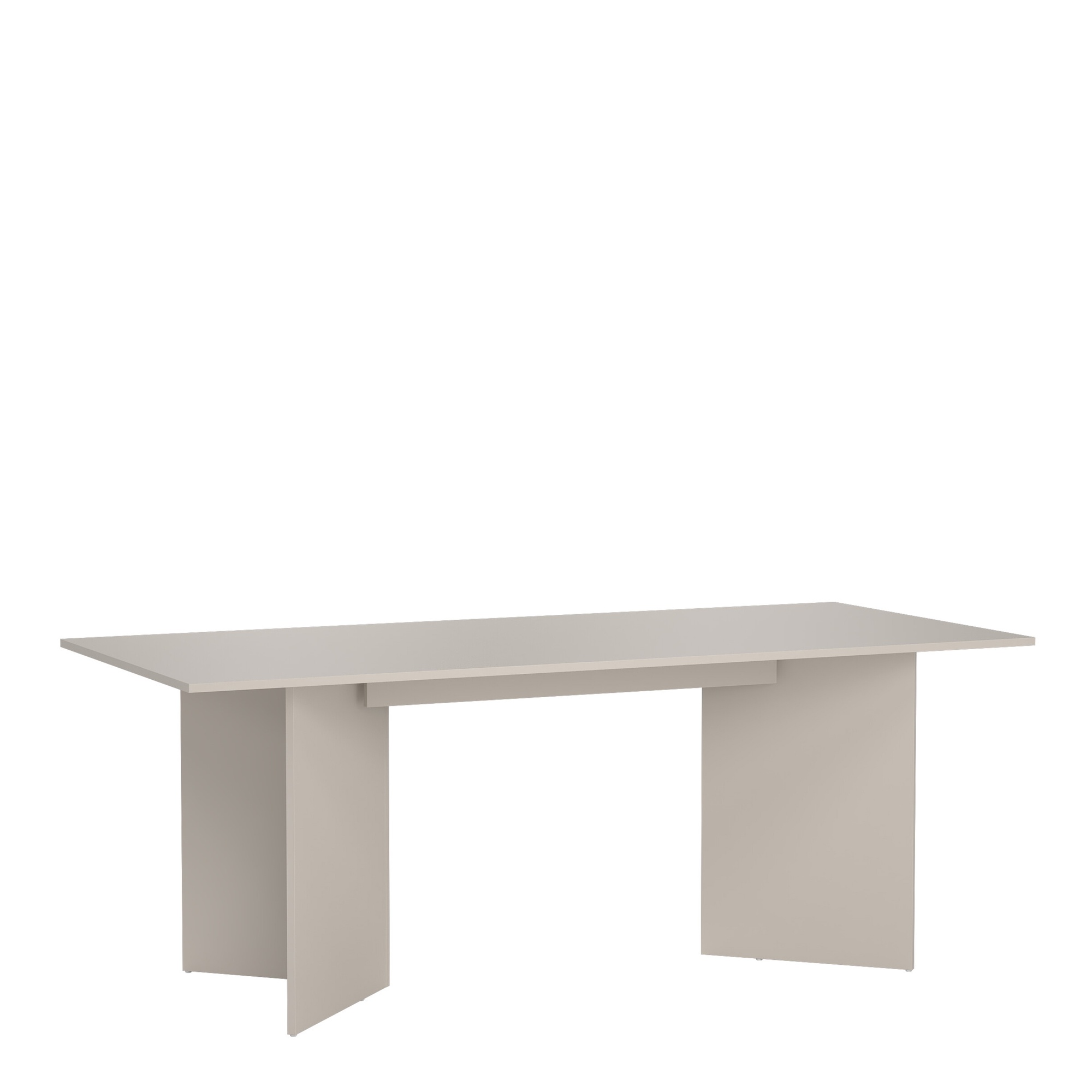 KINFOLK Rectangular Shape Large Dining Table - Cashmere