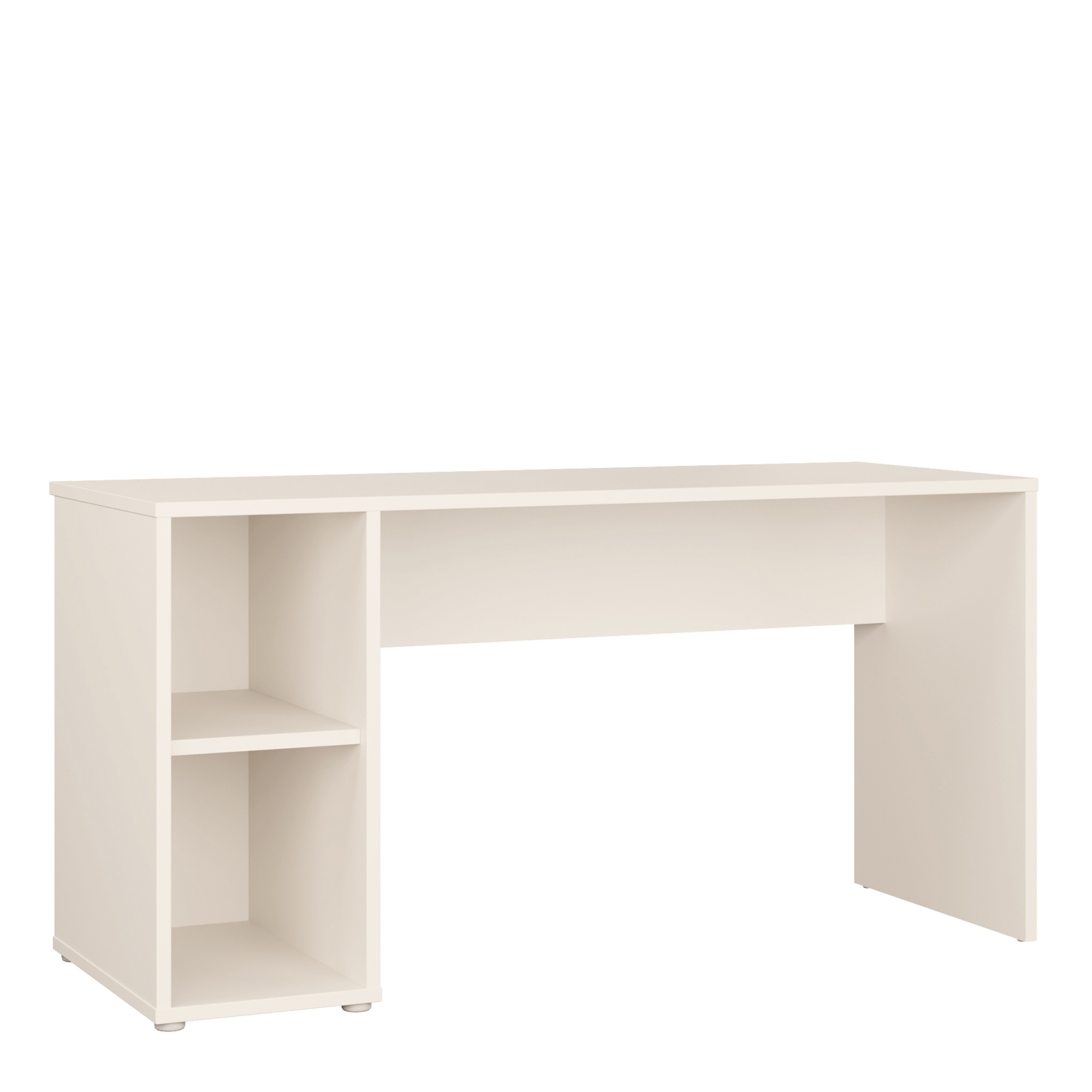 AVELINE Office Desk with Open Shelf Storage - Sand