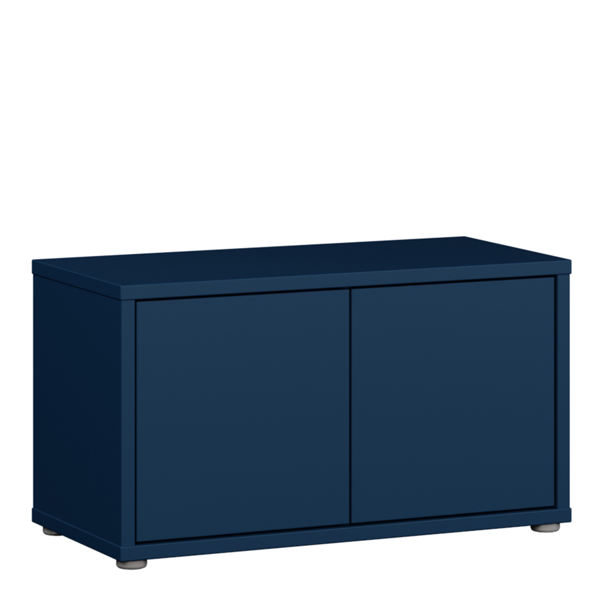 AVELINE Shoe Storage Bench with 2 Push to Open Doors - Night Blue