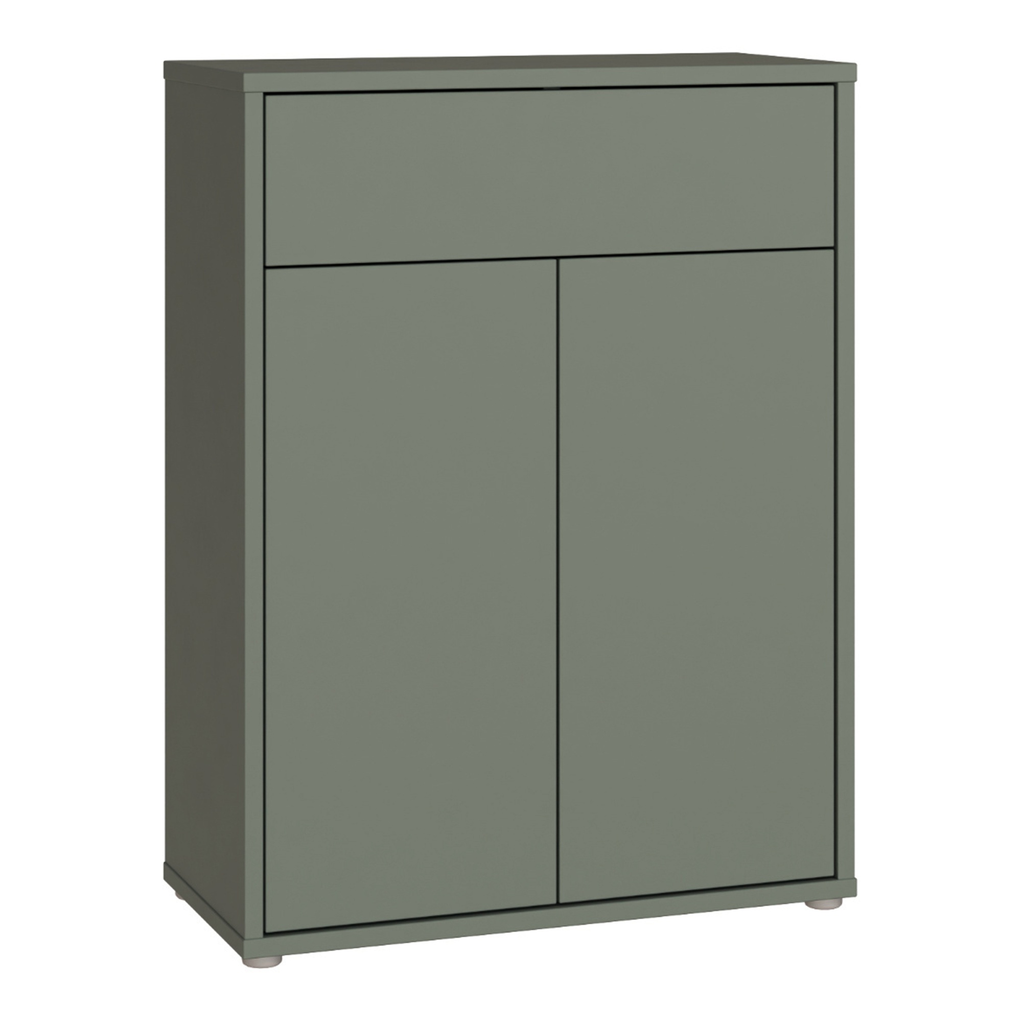 AVELINE Shoe Cabinet with 2 Doors and 1 Drawer Push to Open - Sage Green
