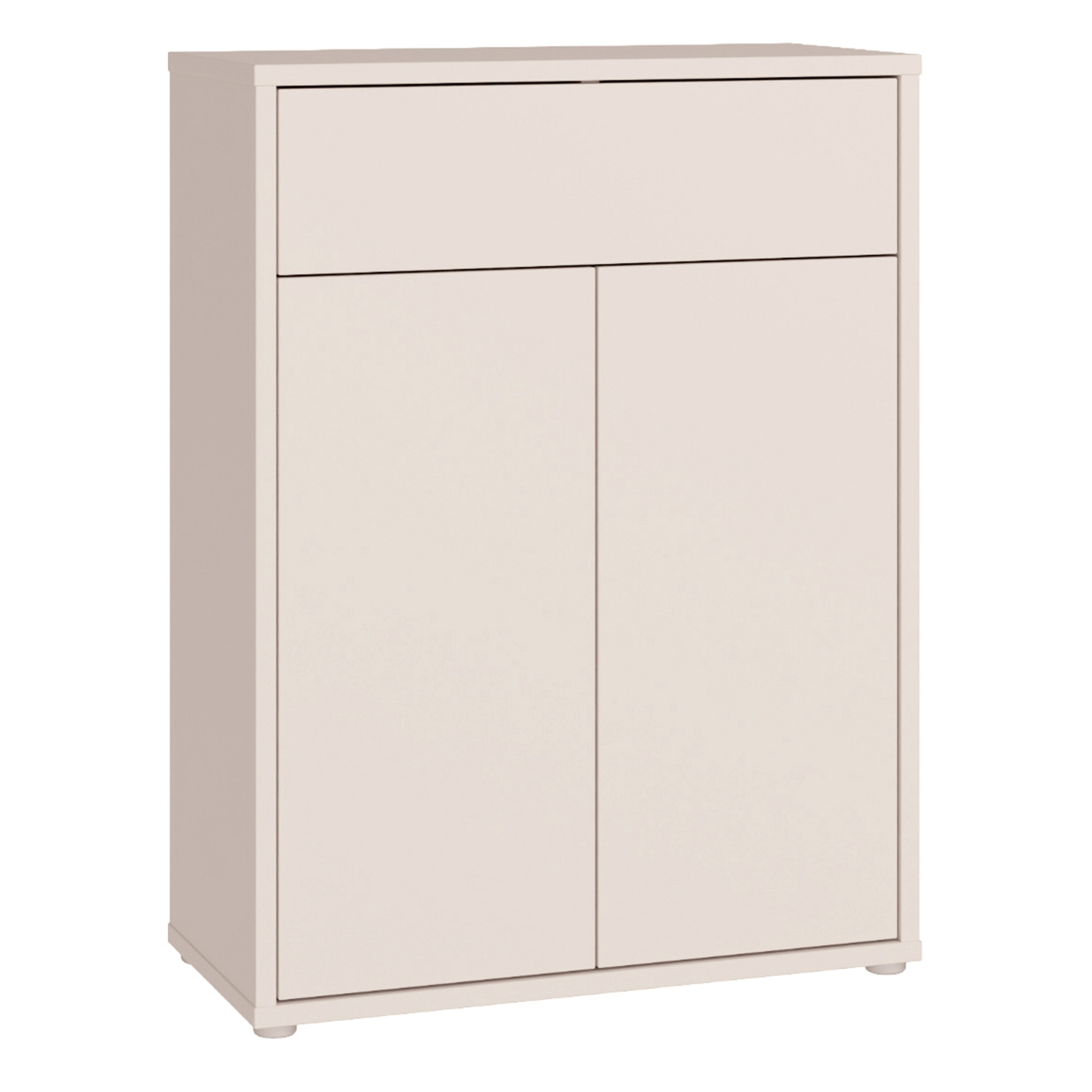 AVELINE Compact Shoe Cabinet with 2 Doors and 1 Drawer Push to Open - Sand