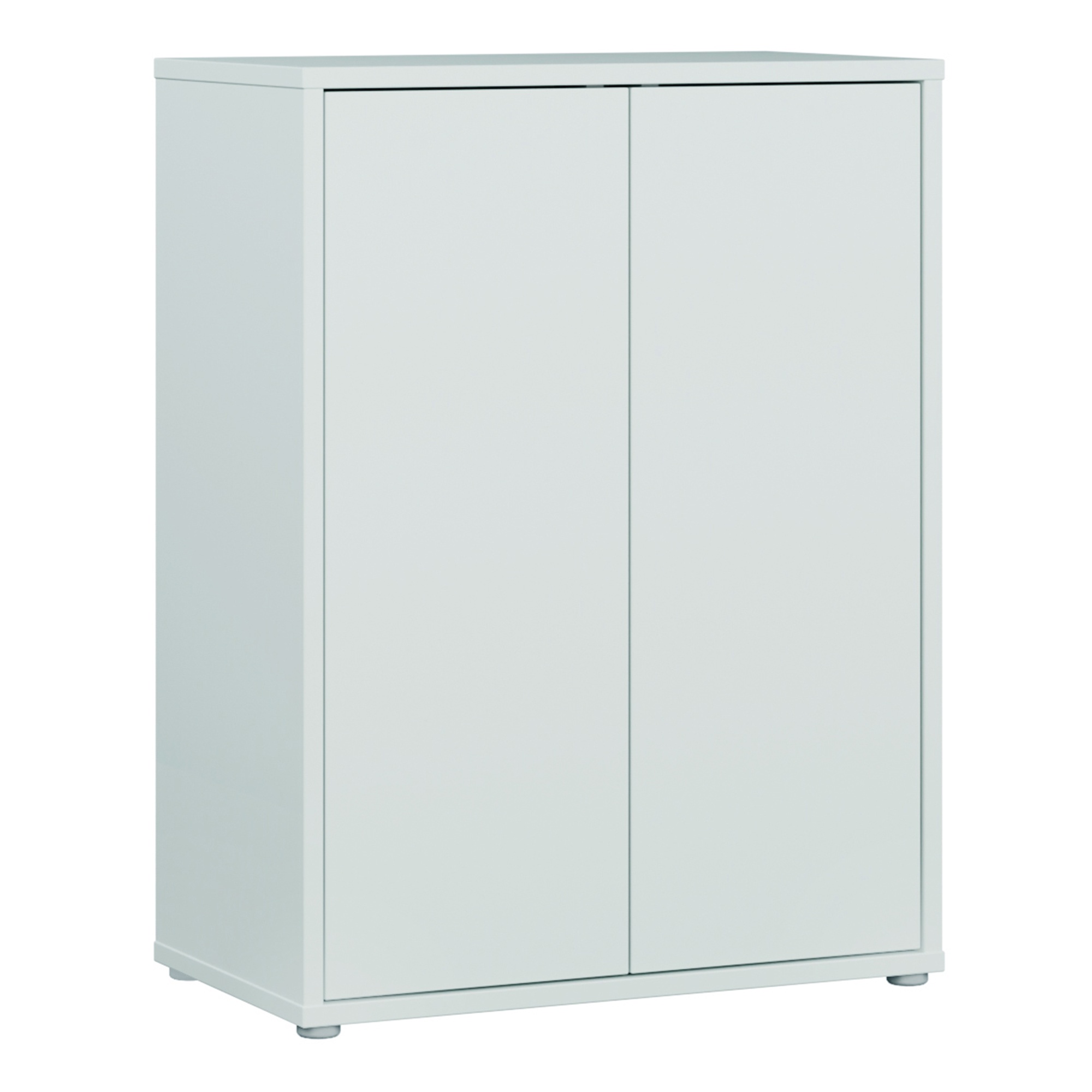 AVELINE Tall 2 Door Sideboard with Push to Open Doors - Light Grey