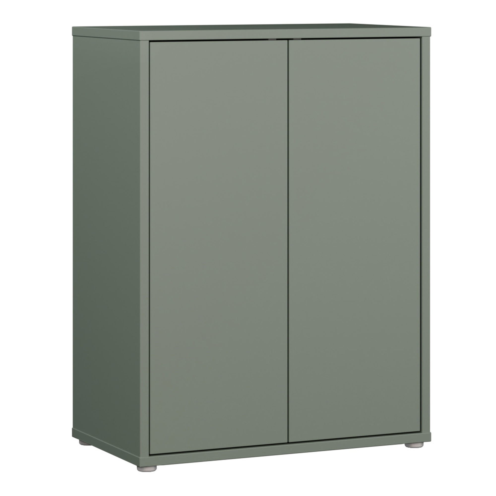 AVELINE Tall 2 Door Sideboard with Push to Open Doors - Sage Green