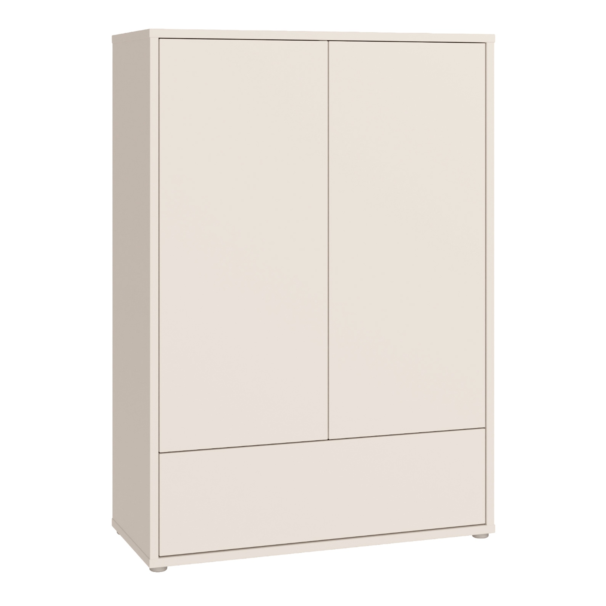 AVELINE 2 Door Low Wardrobe with 1 Drawer - Sand