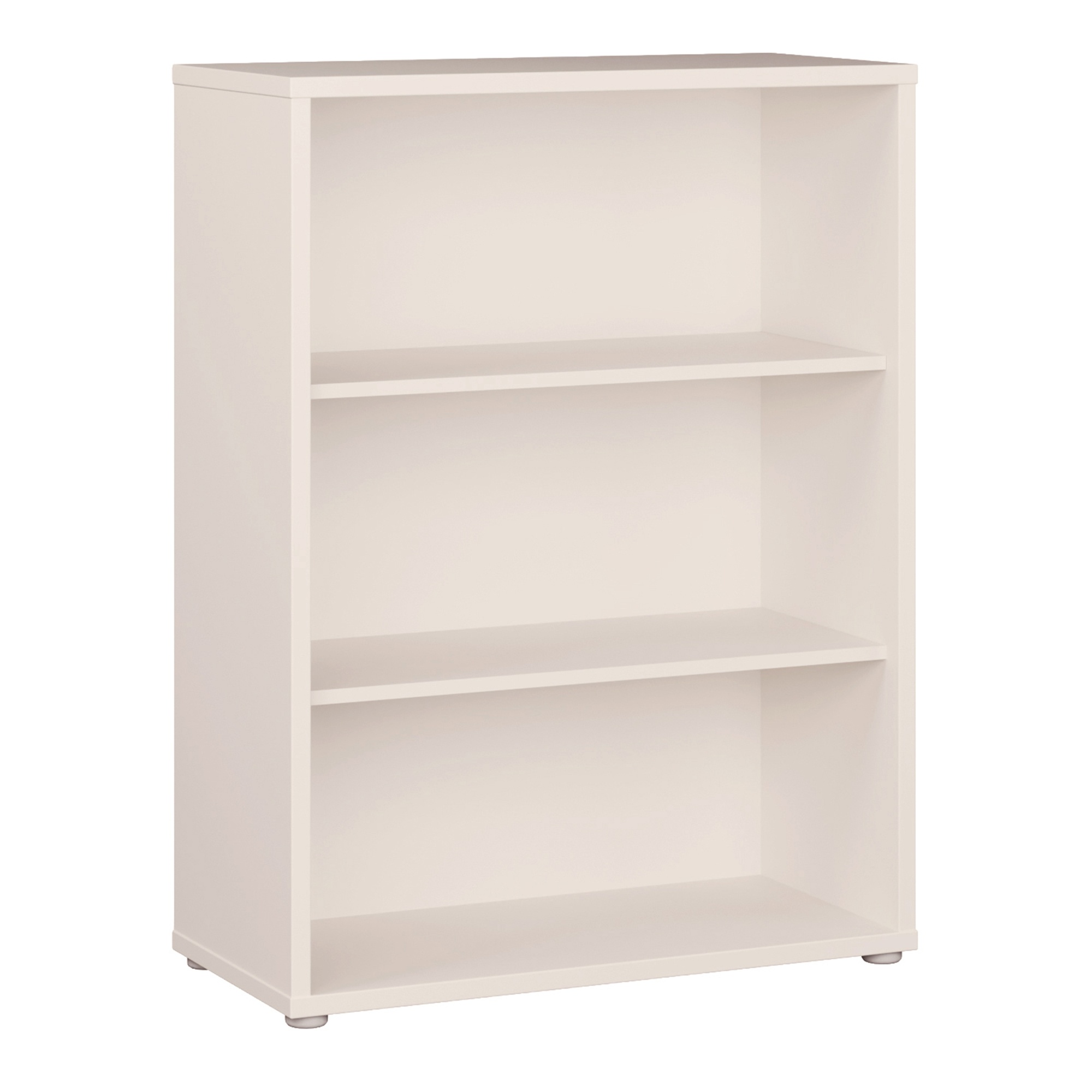 AVELINE Low Wide Bookcase with Open Shelving - Sand
