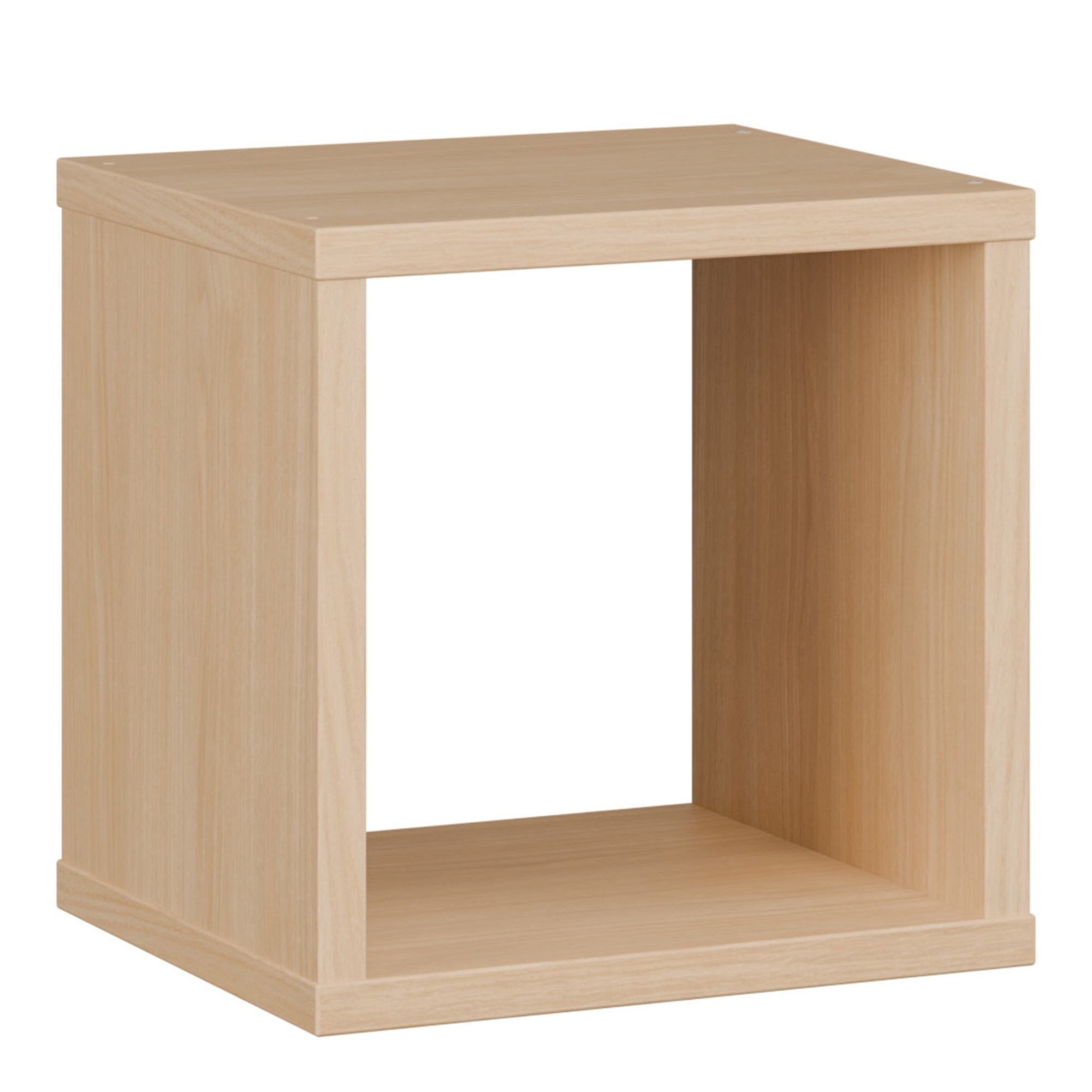 LORYTH Open Bedside Table Storage Unit - Elegancia Oak