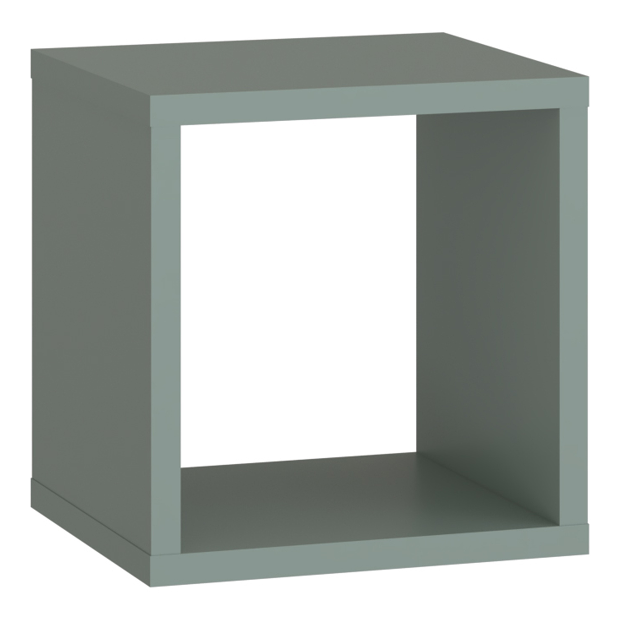 LORYTH Open Bedside Table Storage Unit - Sage Green