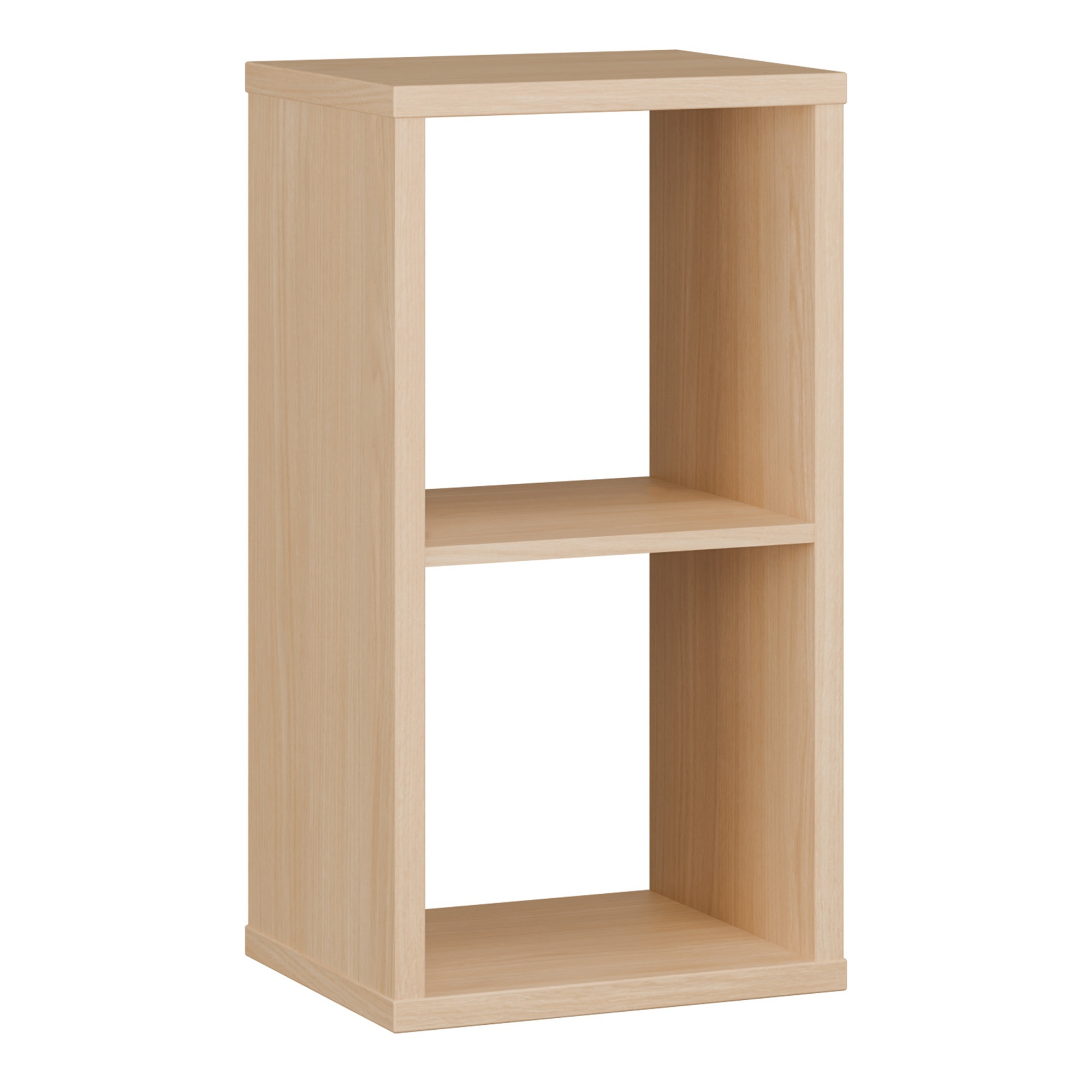 LORYTH 1 Shelf Bedside Table Storage Unit - Elegancia Oak