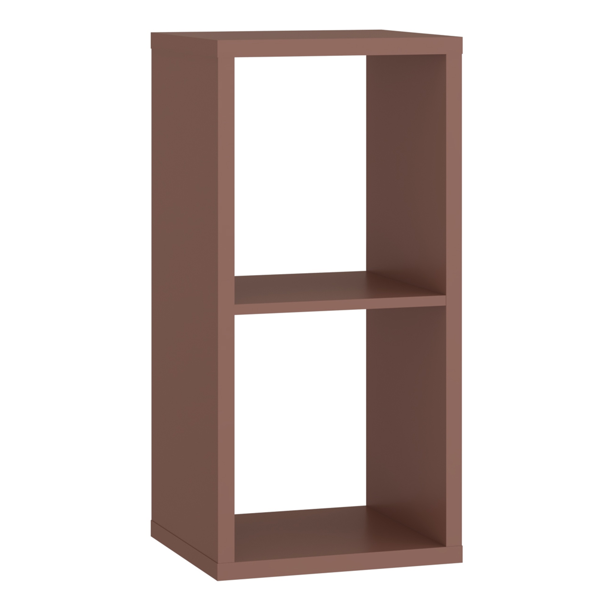 LORYTH 1 Shelf Bedside Table Storage Unit - Terracotta