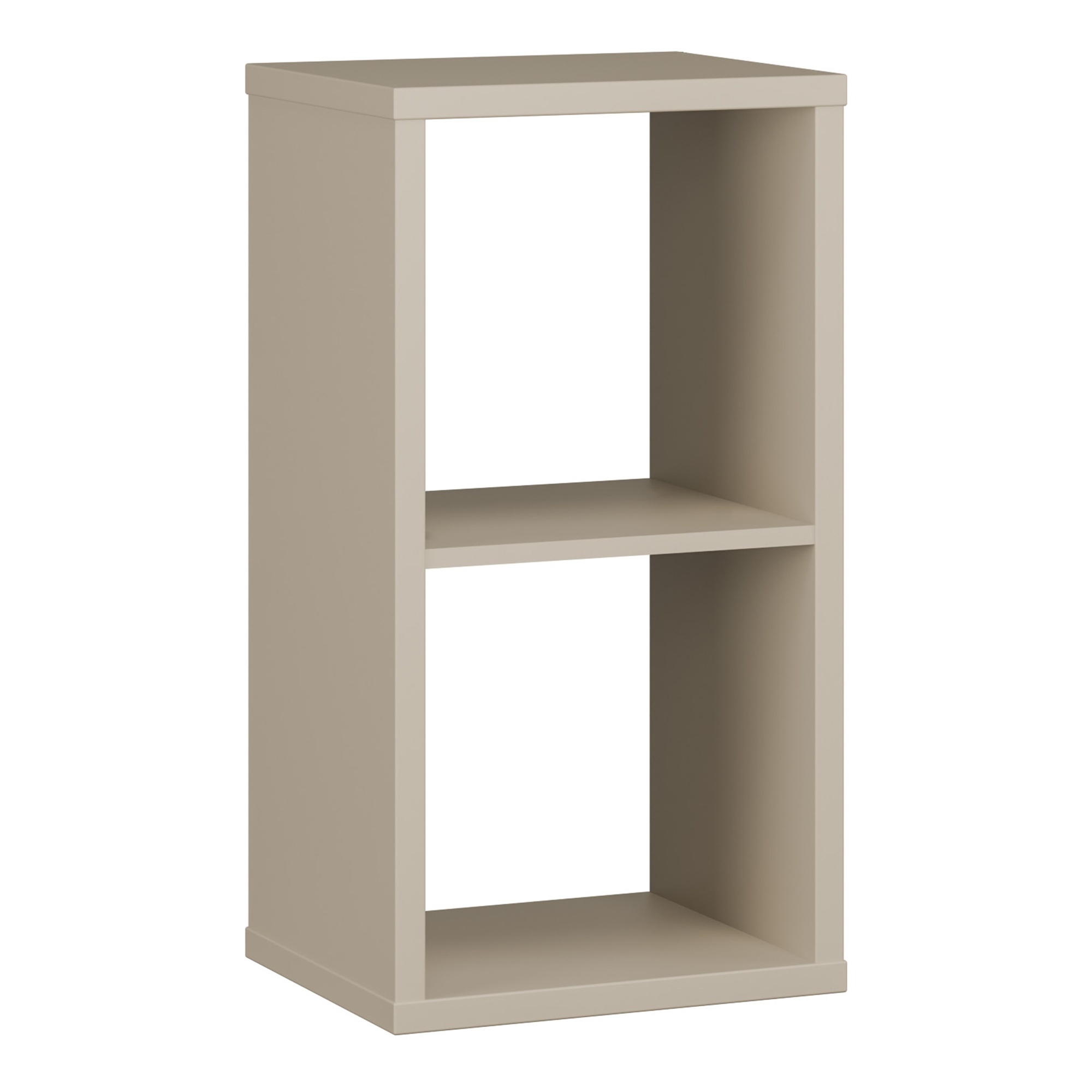 LORYTH 1 Shelf Bedside Table Storage Unit - Taupe