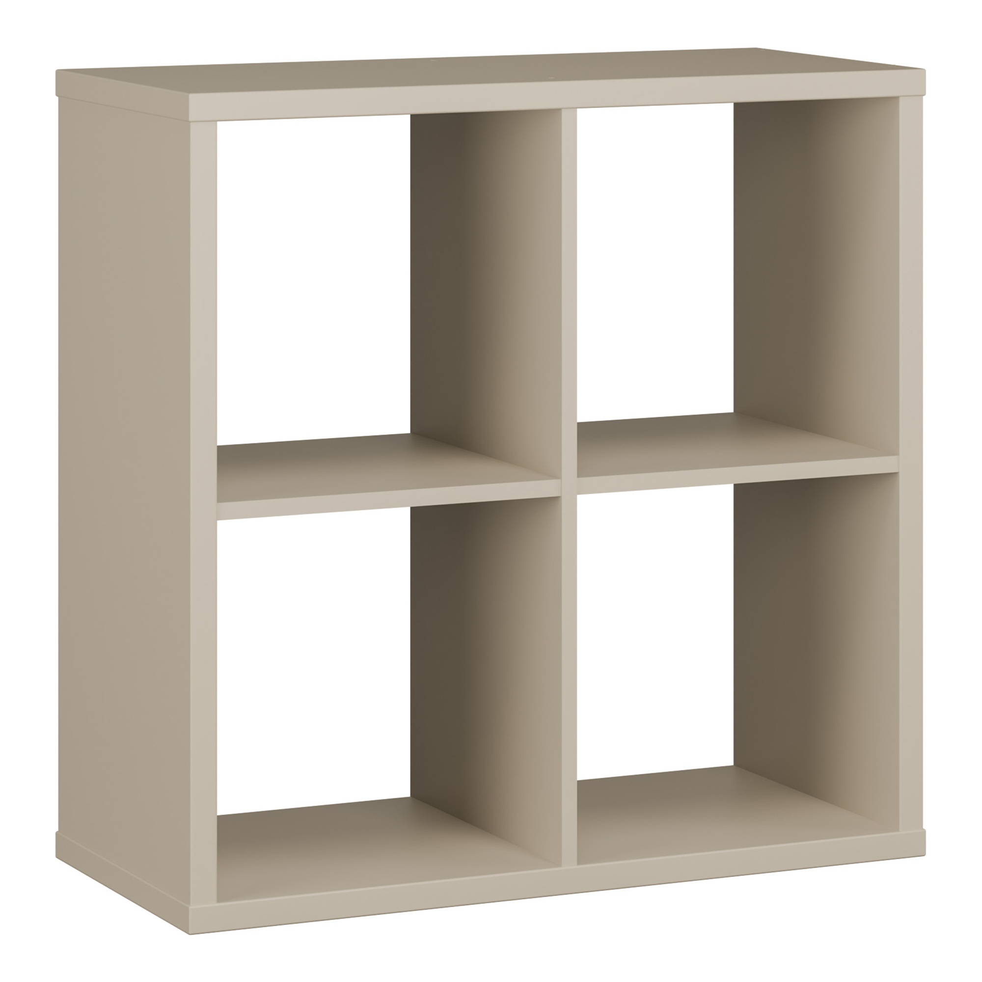 LORYTH 2x2 Bookcase Storage Unit - Taupe