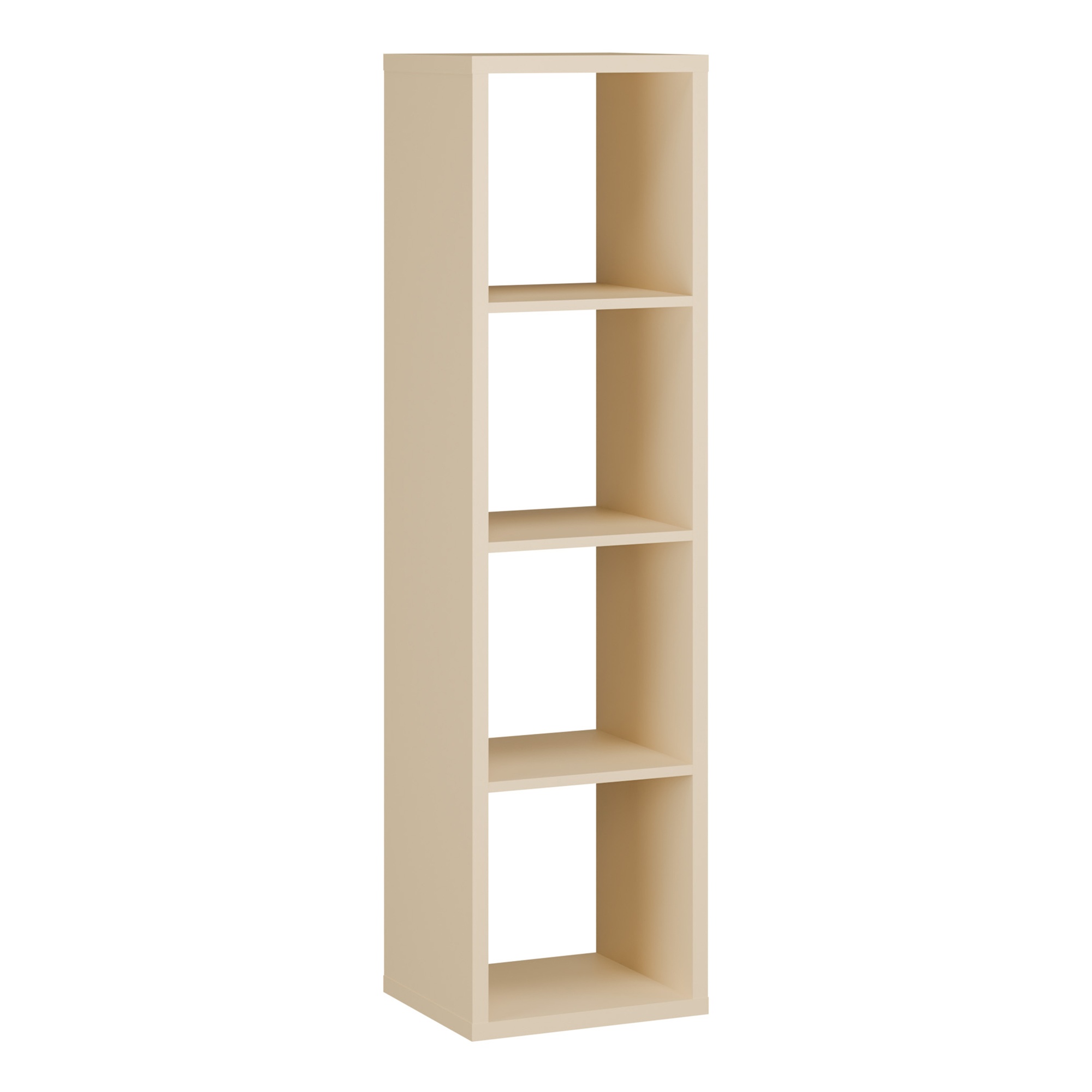 LORYTH 3 Shelves Bookcase Storage Unit - Yellow