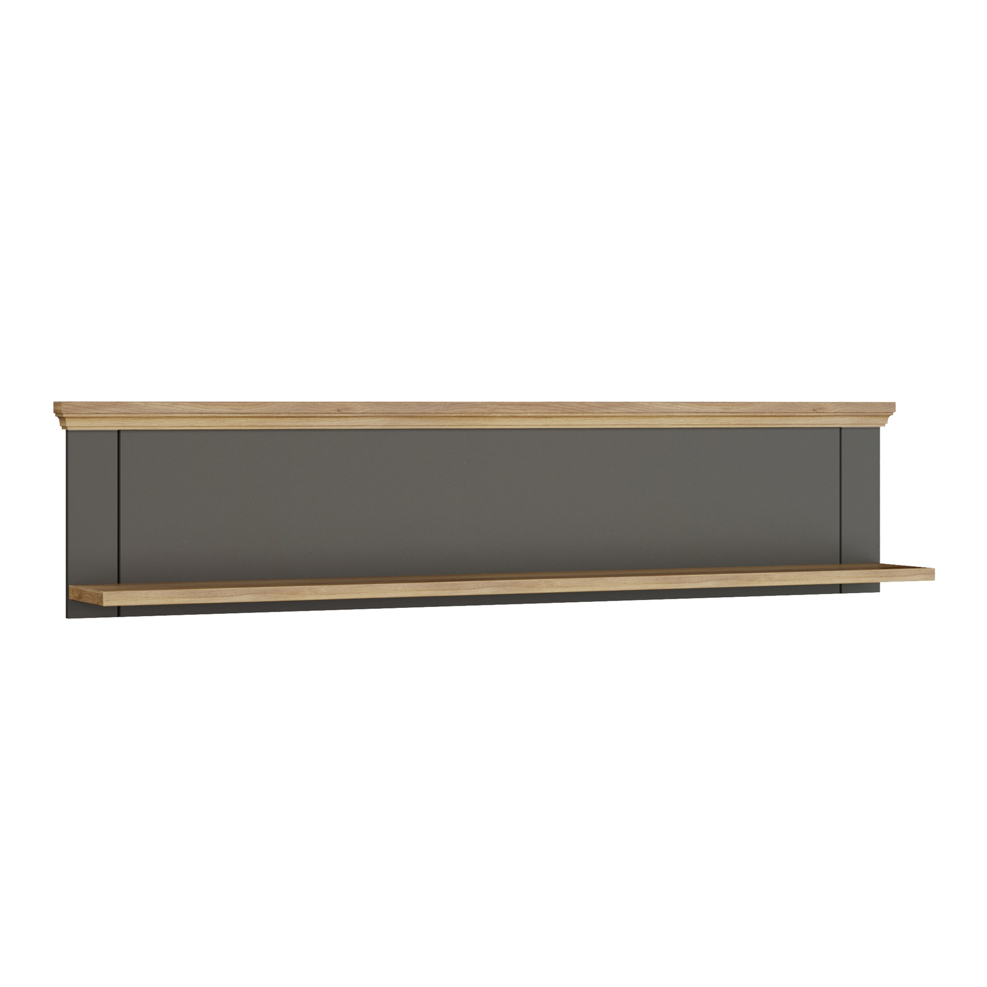 ELMRIDGE Wall Shelf - Grey with Mauvella Oak