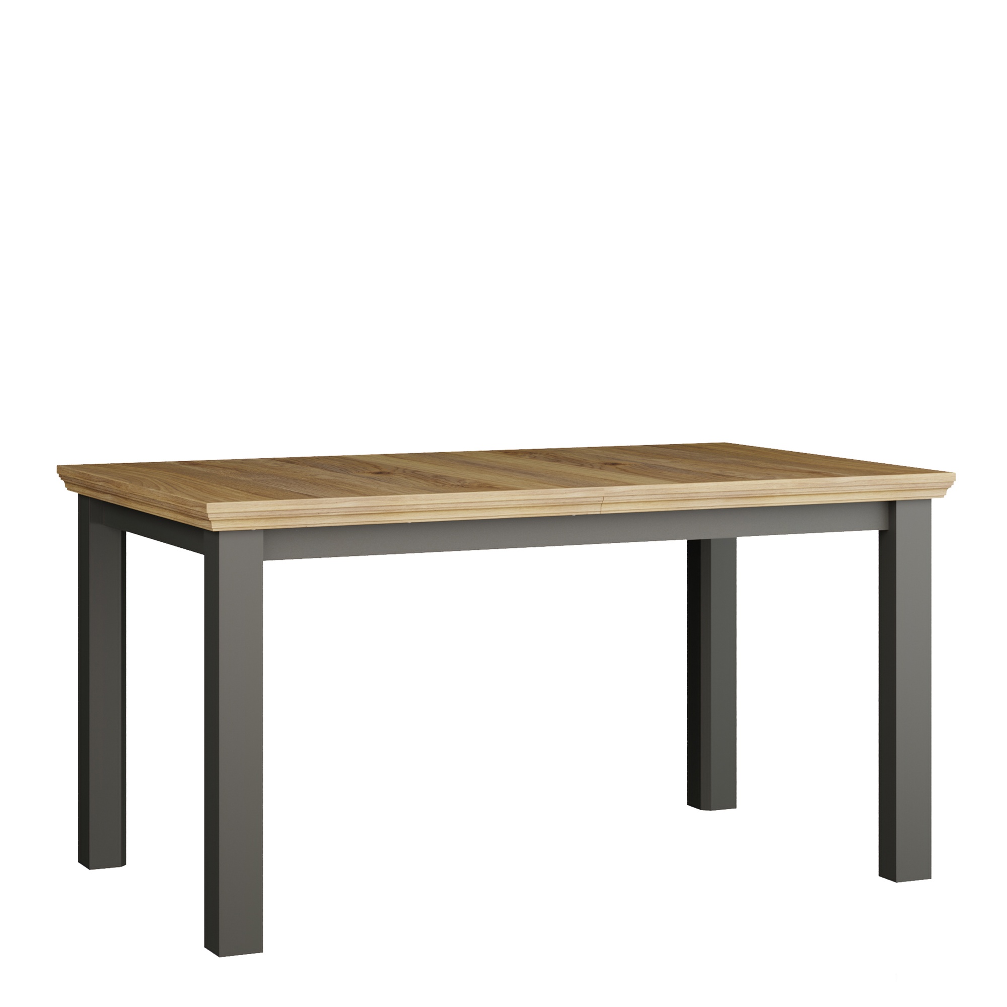 ELMRIDGE Rectangular Dining Table - Wolfram Grey with Mauvella Oak