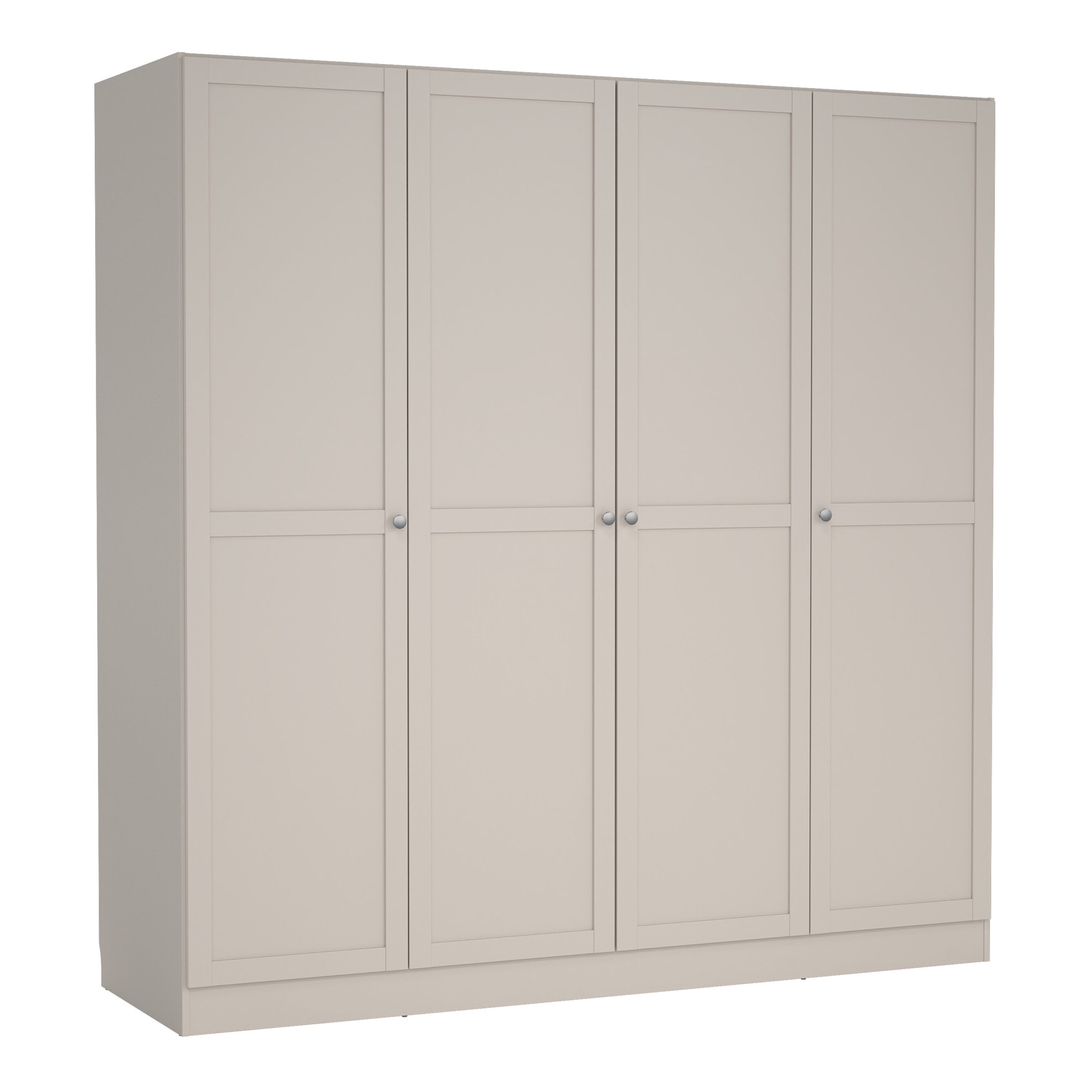 MANFRED 4 Door Wardrobe Beige - 196cm