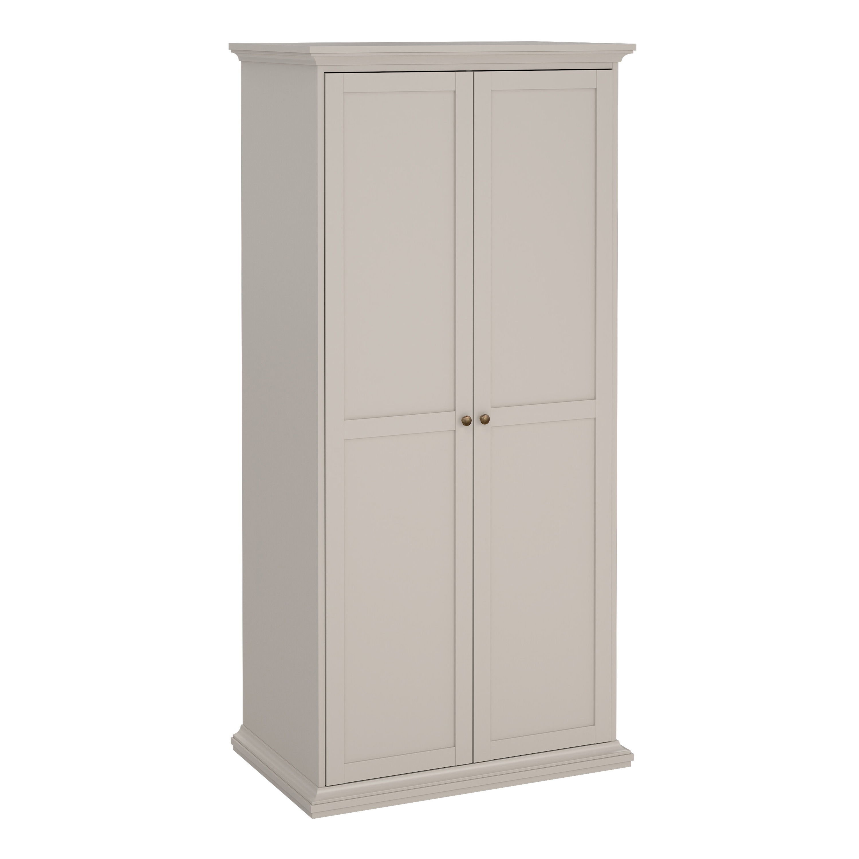 PORTHOPE 2 Door Wardrobe Beige - 96cm