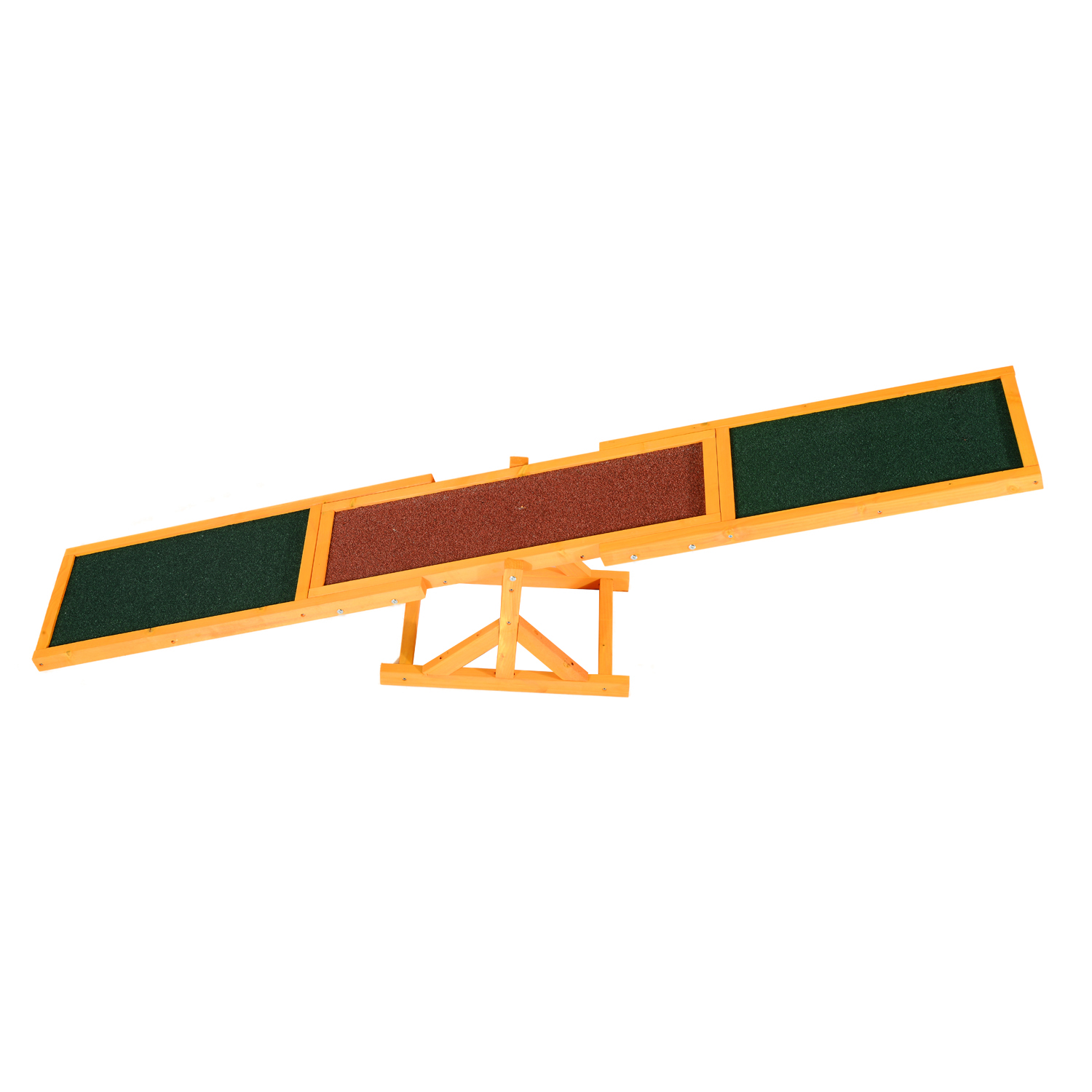 1.8m Wooden Pet Seesaw Dog Agility Equipment Activity Sport Dog Training Agility Obedience Equipment Toy Weather Resistant