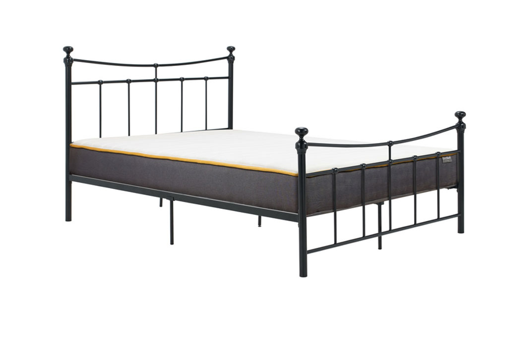 Birlea Emily Black Metal Bed Frame - Small Double 4ft