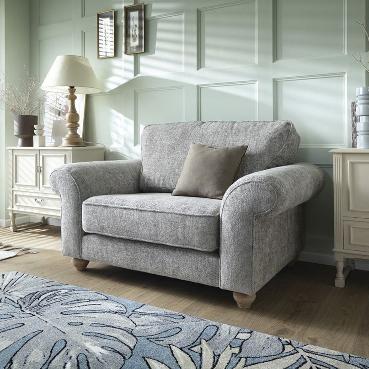 Ingrid Arm Chair - Ash Grey
