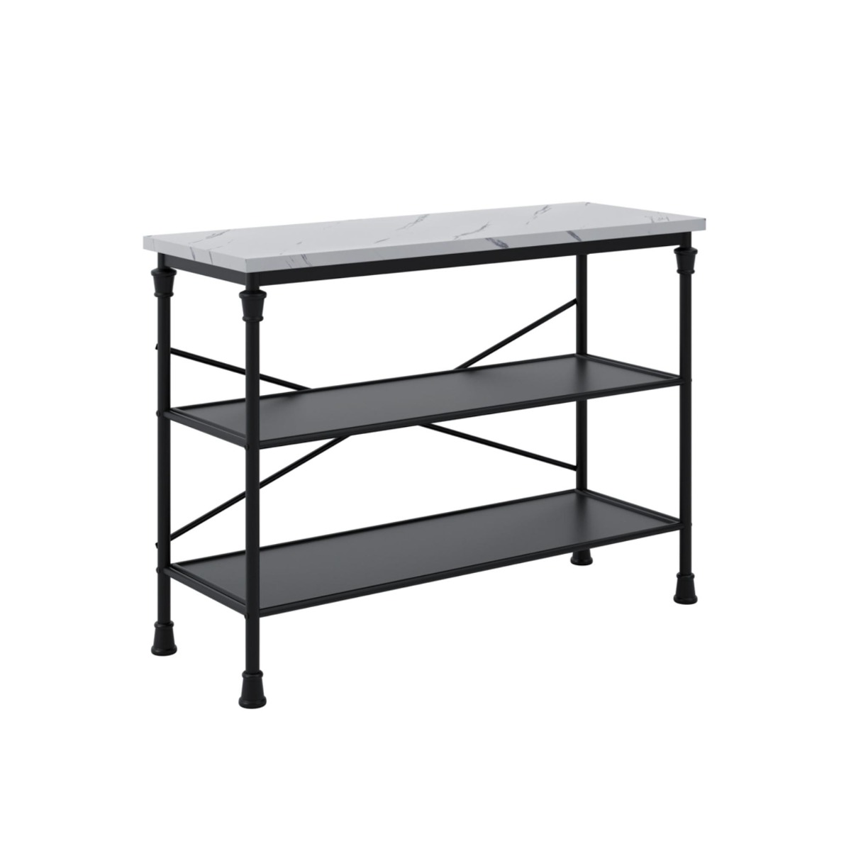 Sergio Console Table - Marble Effect