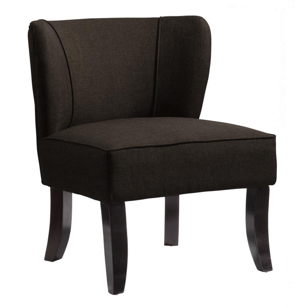 Dorchester Luxurious Brown Fabric Chairs - Set of 2