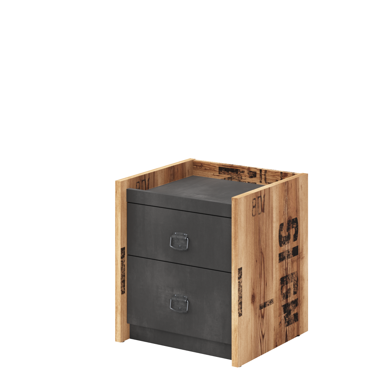 Bedside Table - ASSENT Nightstand Canyon AlPine Spruce 45cm