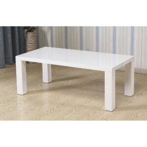 Modern Marvel Corfe Coffee Table in High Gloss White