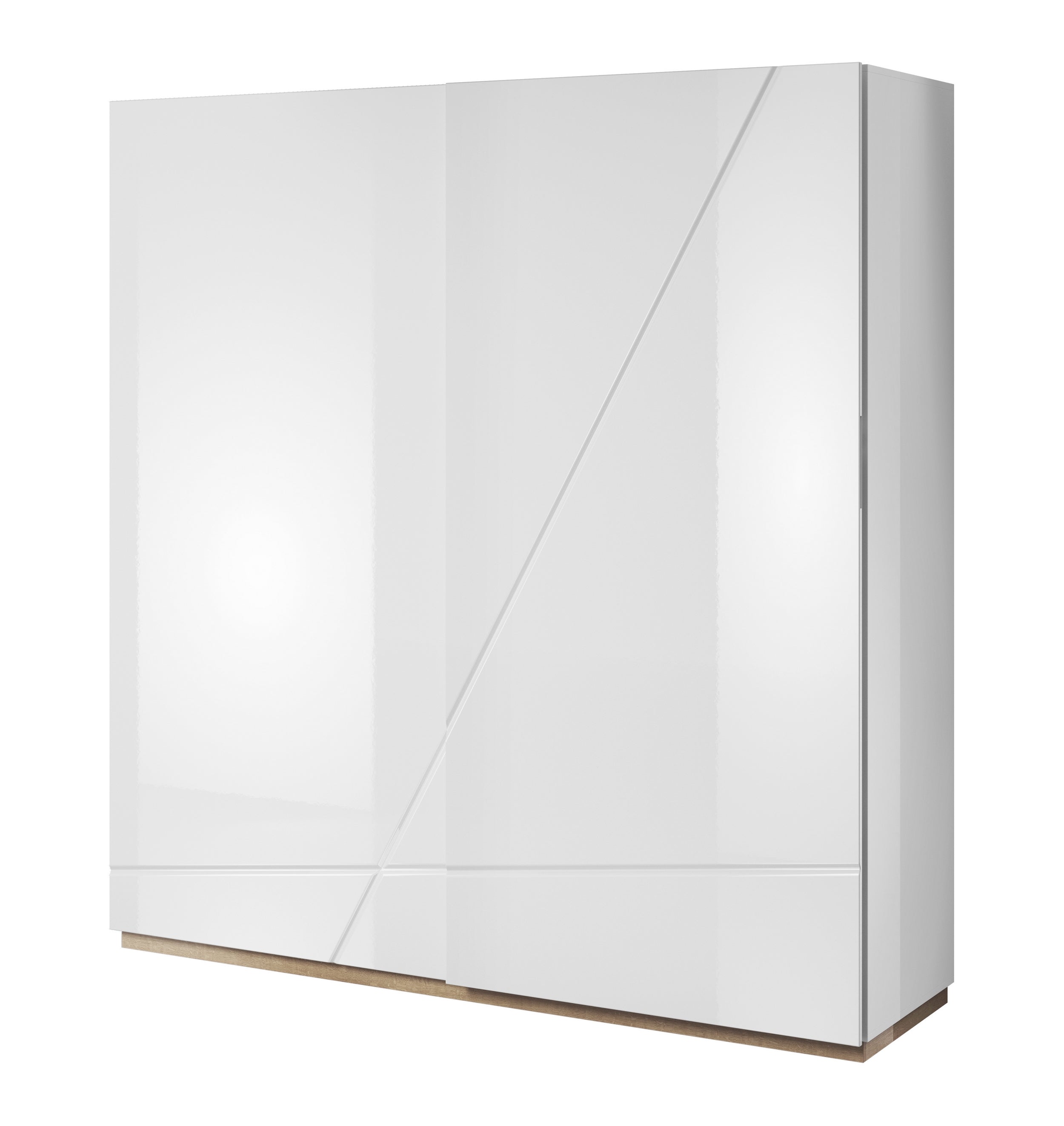 FORD 2 Door Sliding Wardrobe White - 200cm
