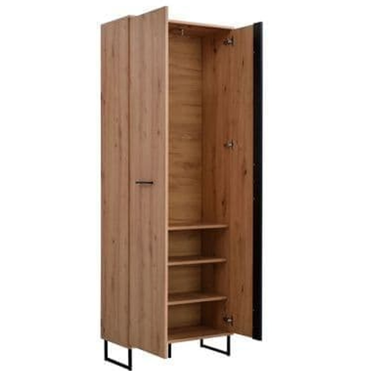 SASSARI 2 Door Wardrobe Oak - 70cm