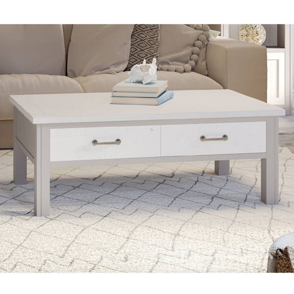 Ronald Grey Range Coffee Table With Four Drawers