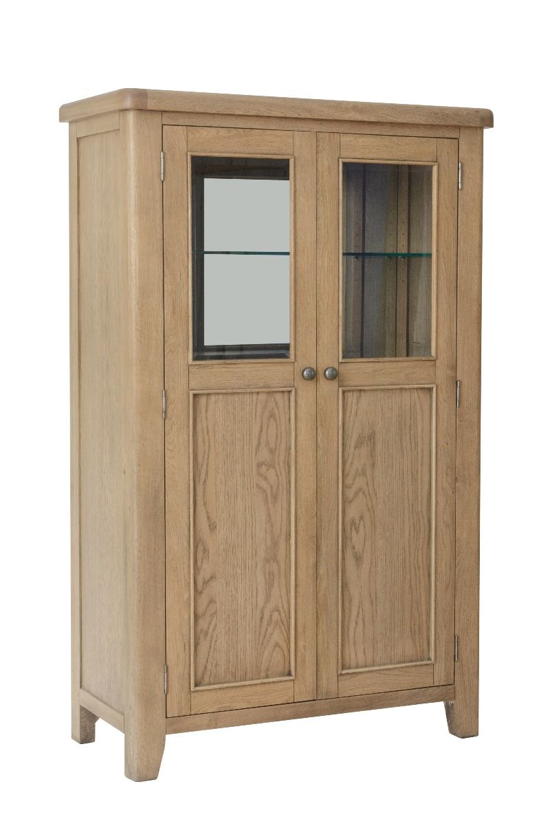 Norfolk Drinks Cabinet Rack - Smoke Oak