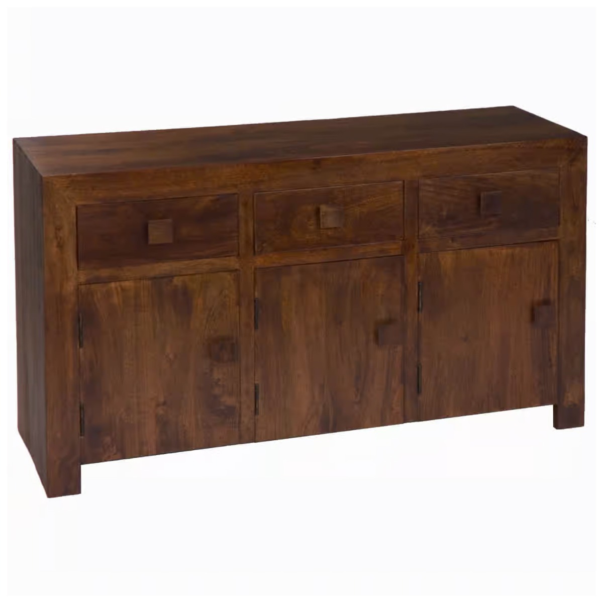 Delta Mango Wood Sideboard with 3 Door and 3 Drawer - Walnut