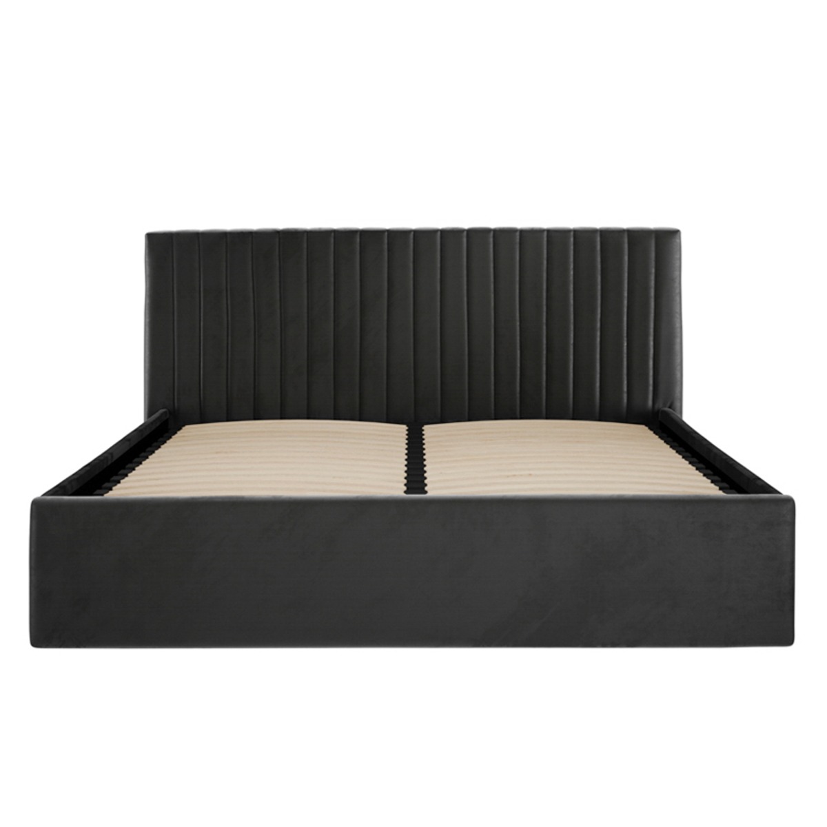 BERLIX Super Kingsize Fabric Ottoman Bedframe - Black