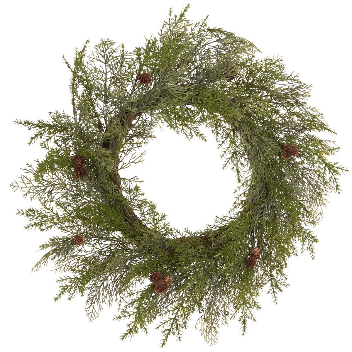 Panrun Decorative Christmas Wreath 70 cm - Green