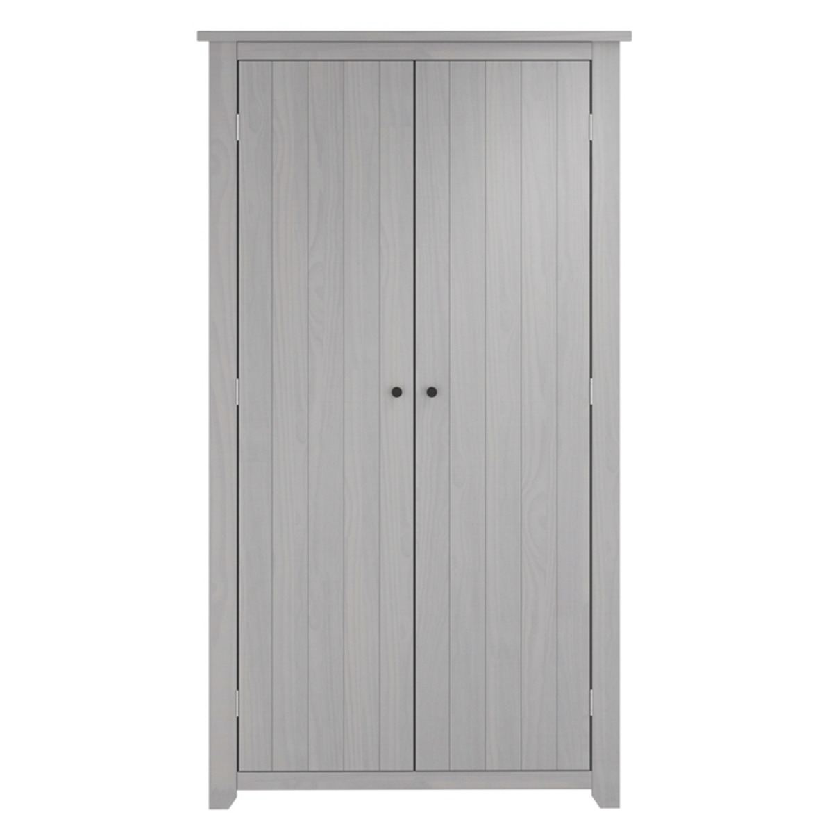 HARLAN 2 Door Wardrobe Grey - 103cm