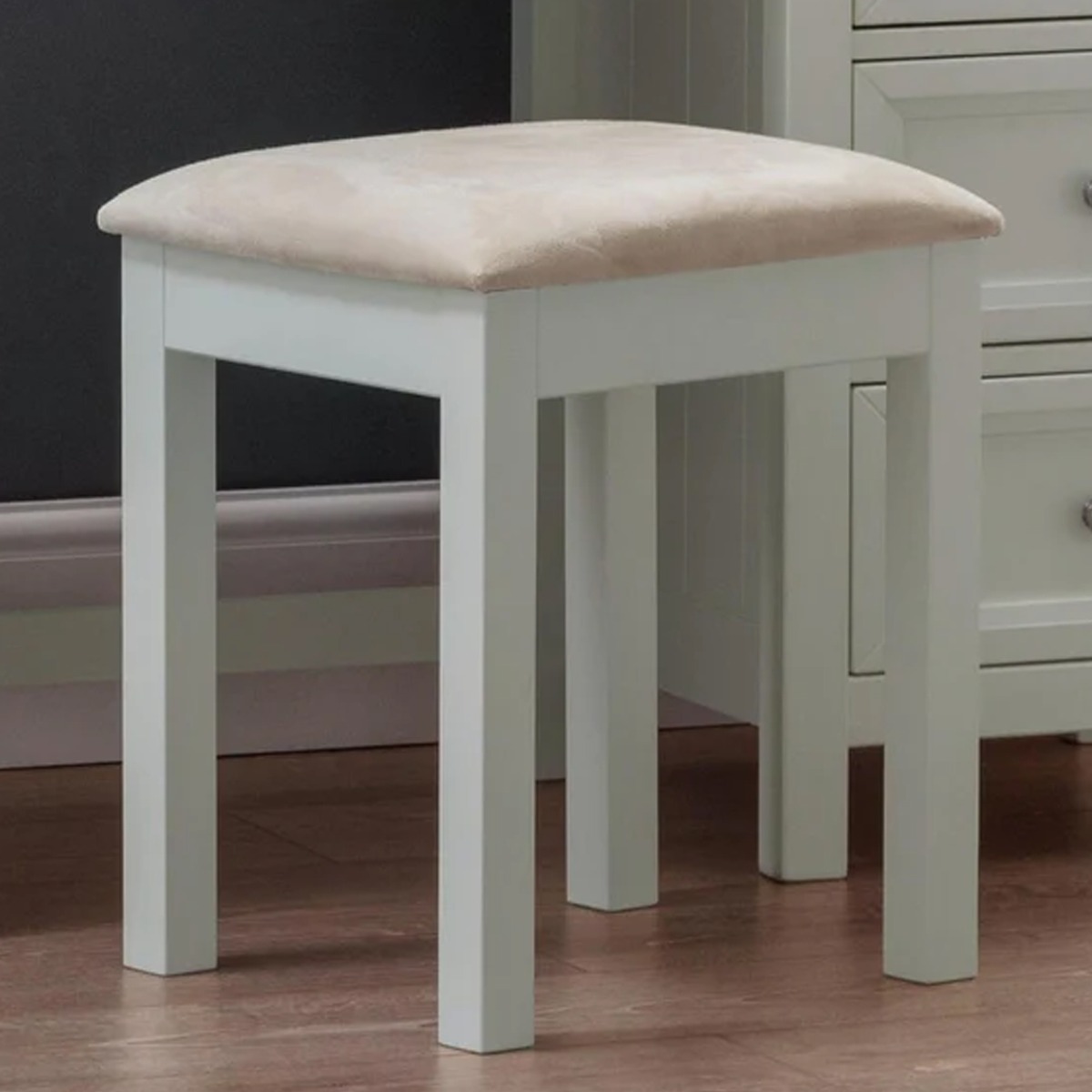 Maine Dressing Table Stool - Grey