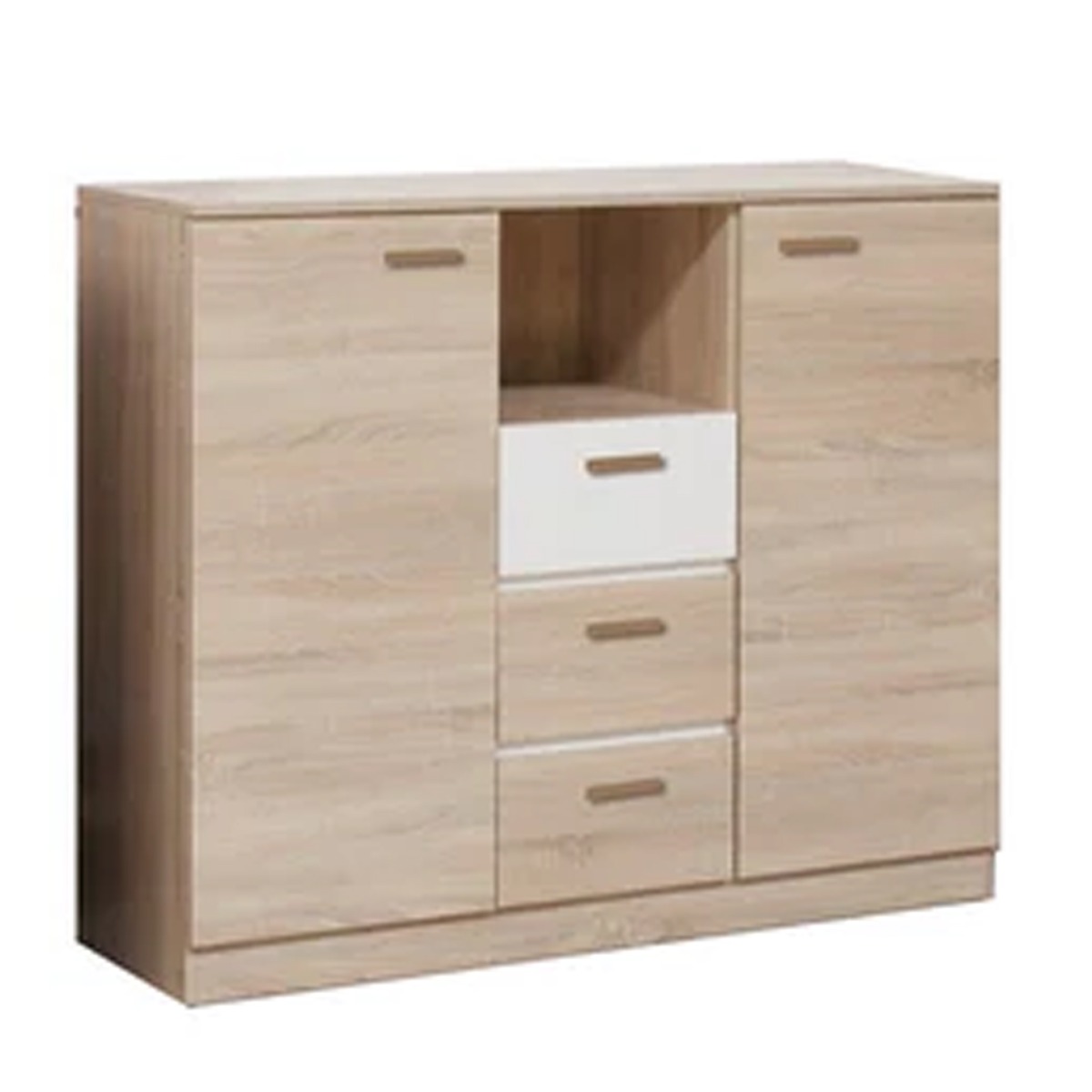 REACT 2 Door Sideboard with 3 Drawer - Oak Sonoma