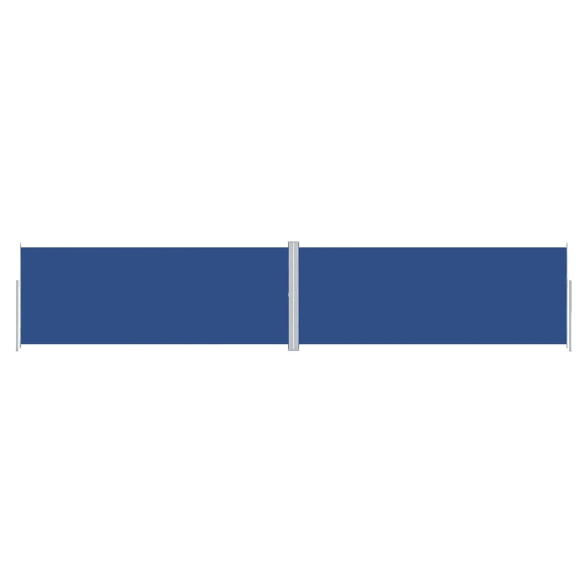 Retractable Side Awning Blue 200x1000 cm