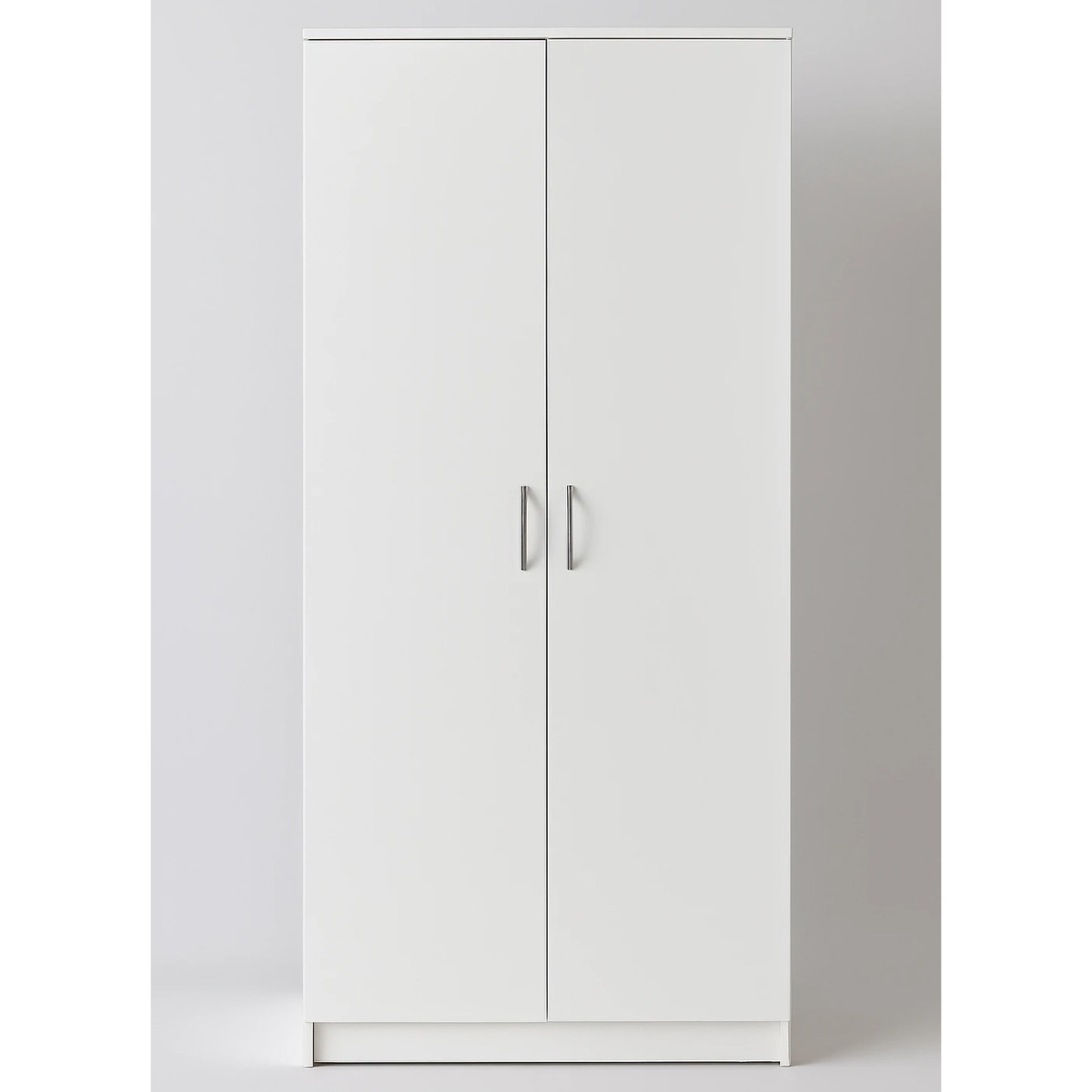 SLEEK 2 Door Wardrobe White - 80cm